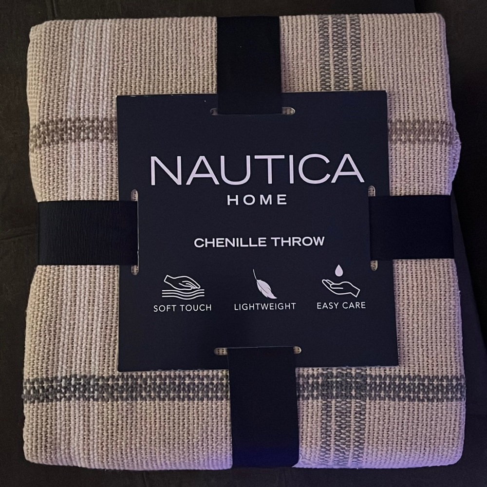 Nautica Chenille throw